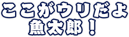 ここがウリだよ魚太郎！