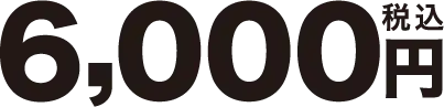 6,000円（税込）