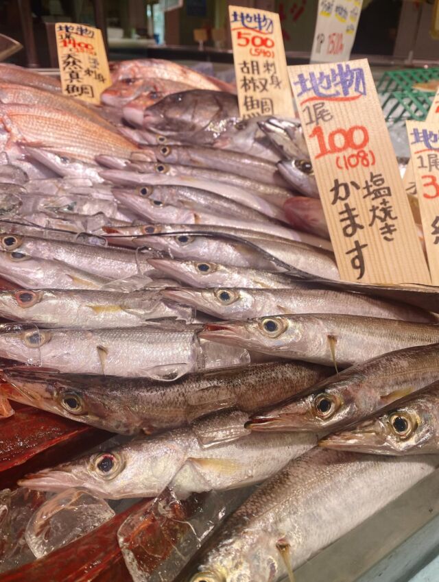 伊勢湾・三河湾は魚貝の宝庫、愛知県の主要漁港でセリ権を持つ俺たち。
ぴかぴかの魚貝類が水揚げ後すぐに魚市場に並びます！  ＼今日のおすすめ／  鮮度抜群のカマスだぜ！！
あっさりとした白身に脂の旨みがのっており、上品で豊かな風味が特徴です‼️
塩焼きが定番ですが、干物や唐揚げでもオススメです❣️  お店は対面販売なので、どうやって魚を食べようか？下処理は？保存法は？
わからないことはお気軽に！　そんな疑問、全部魚太郎が解決します！  魚が捌けなくても大丈夫！
対面鮮魚コーナーでは無料で下処理行います。
毎日魚を扱うプロの魚屋にお任せ！  本日も沢山のピカピカの地魚と活気あふれるスタッフで
皆様のご来店をお待ちしております！  鮮魚市場に併設した、魚屋の浜焼きバーベキューがありますので
市場で買ってそのまま焼いて食べることが可能です！  最新入荷はストーリーズで配信中！
フォロー＆チェックしてくださいね！  皆様の「美味しい！」の声が、俺たちの元気の源です！  ▷入荷商品のお問合せは、お電話にてお願いします
▶その他お問合せDMではタイムリーな返答が致しかねます
体制が整っておらず、申し訳ありません🙇  -————————————————
📌ラグーナテンボス　フェスティバルマーケット内1F
店舗の場所は、観覧車の下が目印です🎡  🐟魚太郎ラグーナ蒲郡店 鮮魚市場
営業時間：　10：00～18：00
※海鮮丼・寿司のイートインコーナーあり  🔥魚太郎浜焼きバーベキュー ラグーナ蒲郡店
営業時間：
10:00～17:00(最終受付15:00)
駐車場：魚太郎浜焼きバーベキュー利用で最大5時間無料サービスあり
#魚太郎ラグーナ蒲郡店
#地魚
#鮮度にこだわる魚屋
#産直鮮魚
#蒲郡観光
#愛知海鮮
#カマス